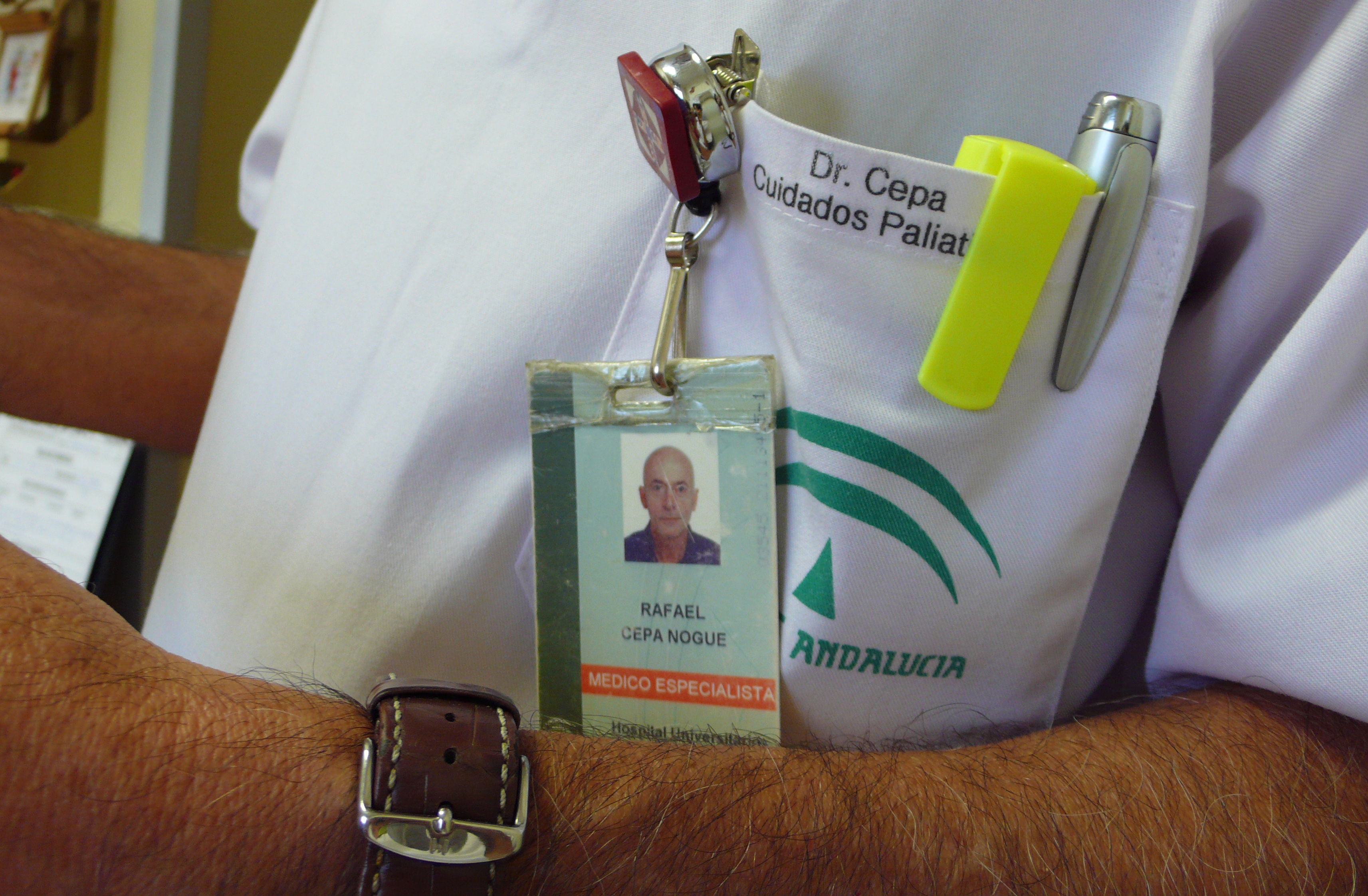 Dr Cepa, médico de Cuidados Paliativos